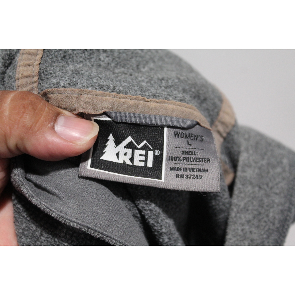 REI Women Gray Hoodie Sweater Long Sleeve Size Large - Picture 3 of 9